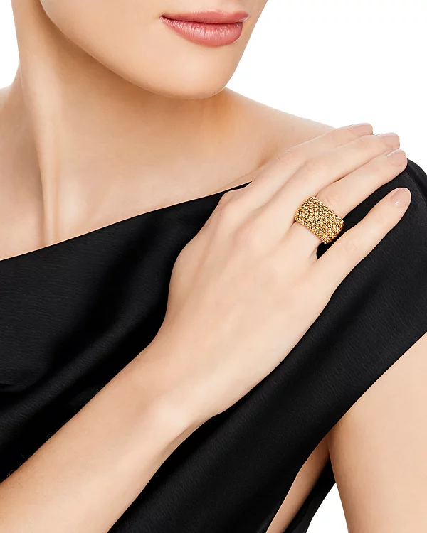Woven Ring in 14K Yellow Gold