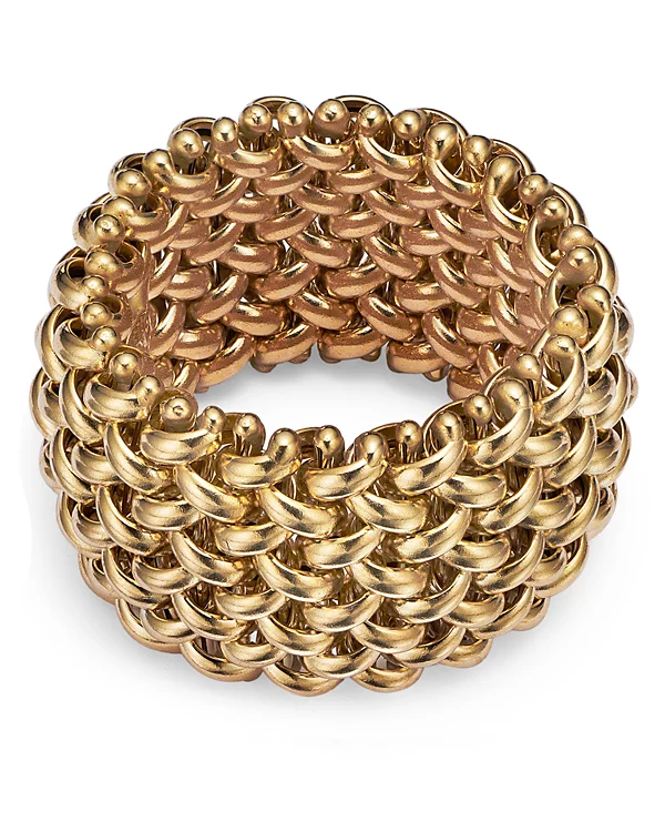 Woven Ring in 14K Yellow Gold