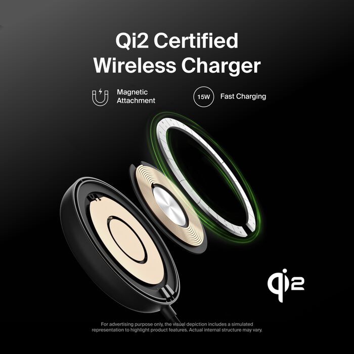 Belkin Magnetic Wireless Charging Pad with Qi2 15W