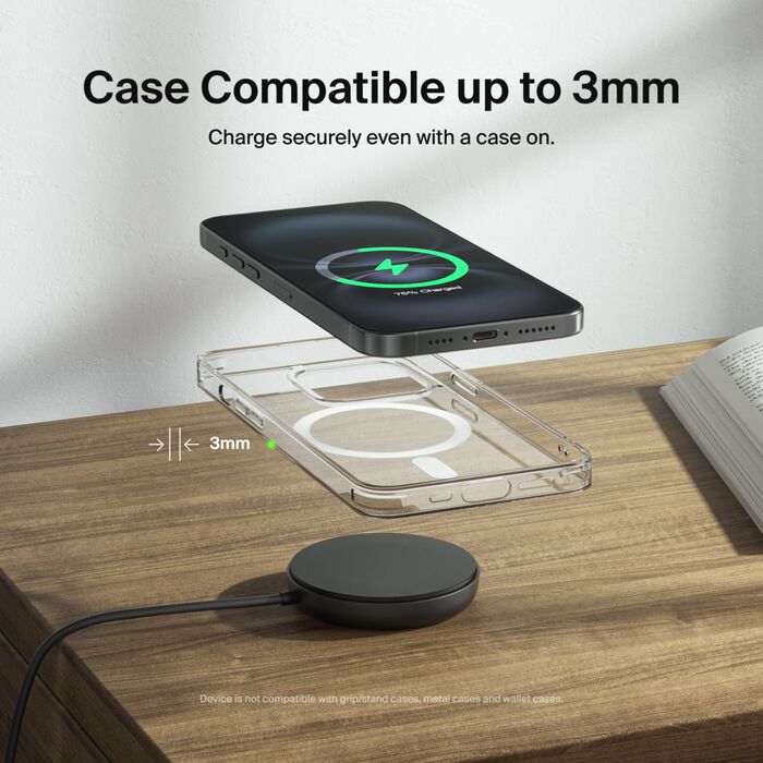 Belkin Magnetic Wireless Charging Pad with Qi2 15W