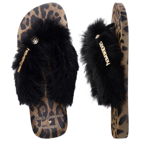 Havaianas Dolce&Gabbana Leopard Flip Flops