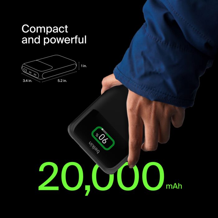 Belkin 3-Port Laptop Power Bank 20K
