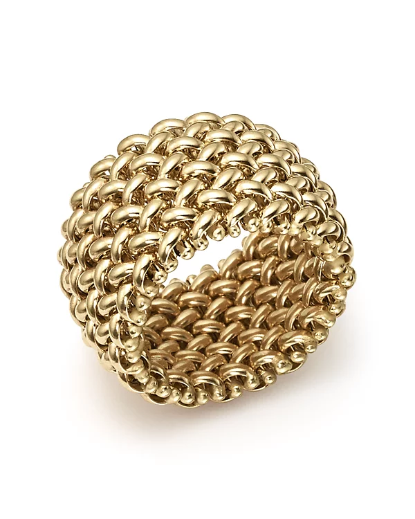 Woven Ring in 14K Yellow Gold