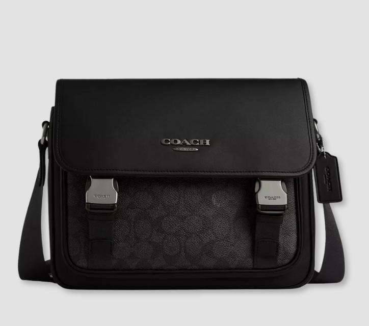 Coach Racer Messenger Bag in Signature Canvas