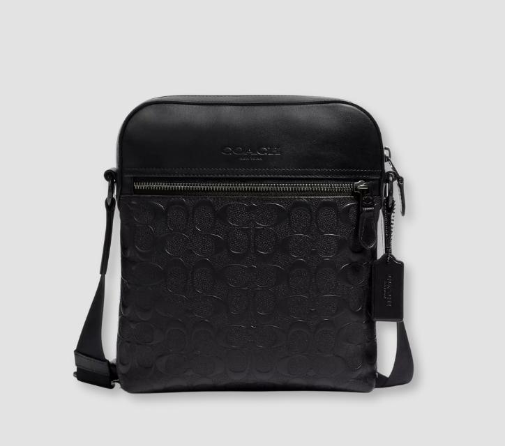Coach Houston Flight Bag in Signature Leather