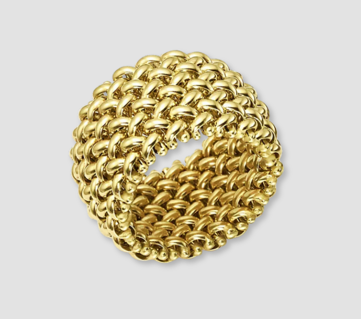 Woven Ring in 14K Yellow Gold