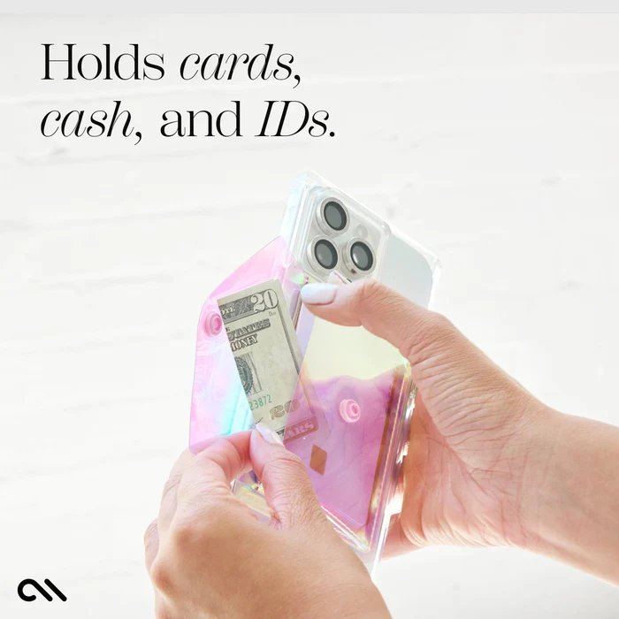 Case-Mate MagSafe Wallet Pocket Iridescent