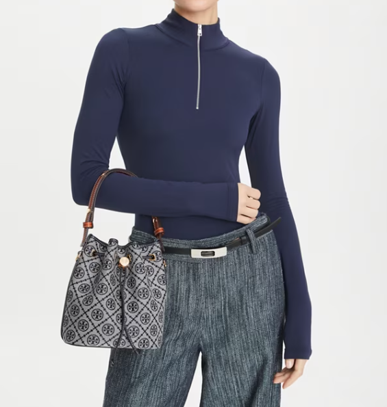 Tory Burch T Monogram Bucket Bag
