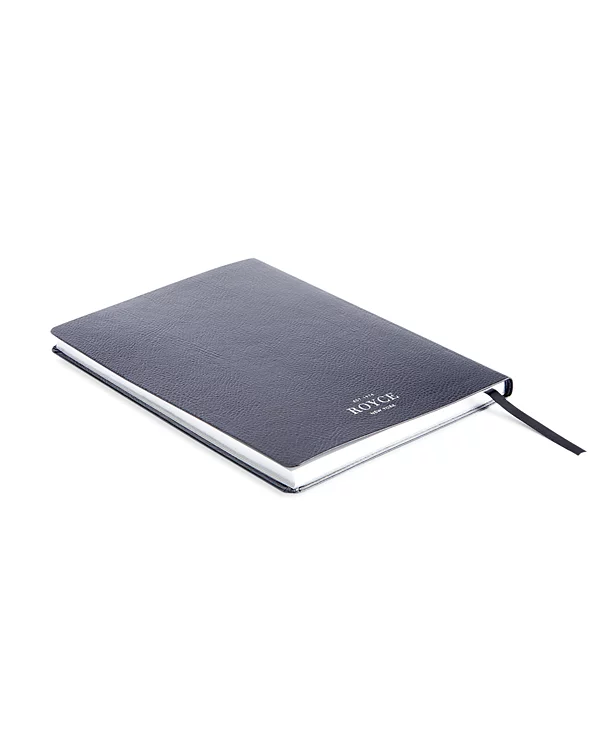 Royce Pebbled Leather Lined Journal - xiceditorial