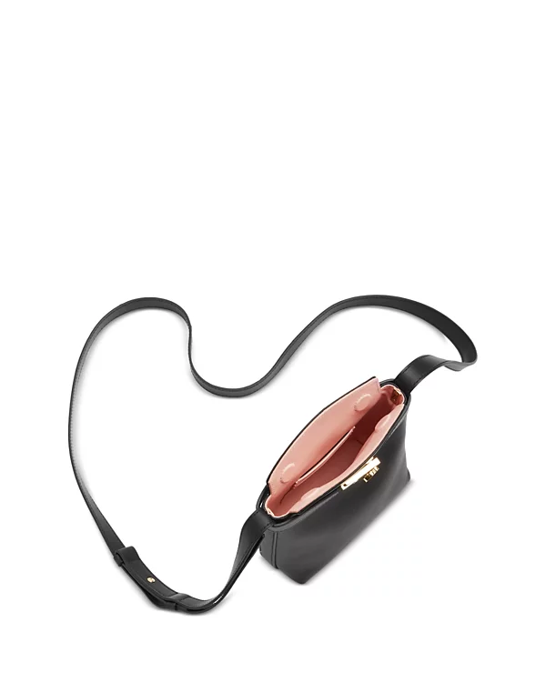 Ferragamo Hug Bicolor Leather Crossbody Bag - xiceditorial - xic editorial