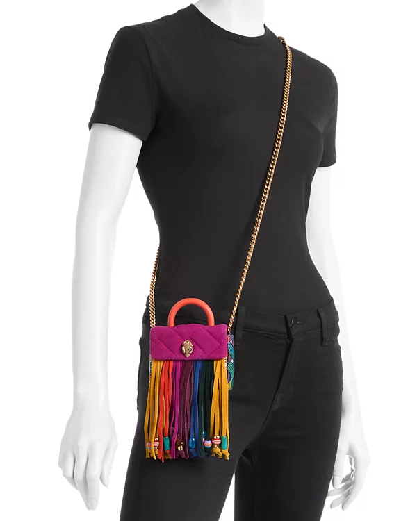 Kurt Geiger Micro Kensington Tassel Bag - xiceditorial - xic editorial