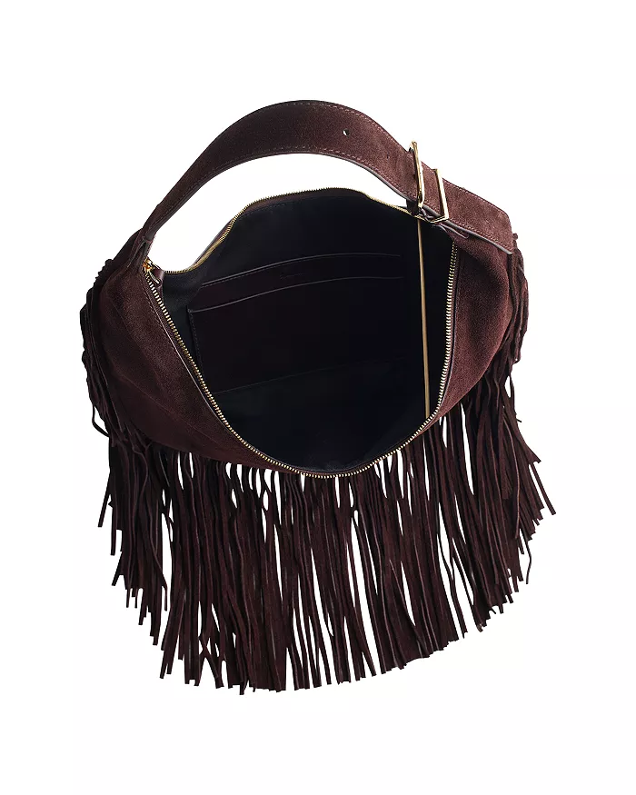 Madewell Fringed Suede Shoulder Bag - xiceditorial -xic editorial