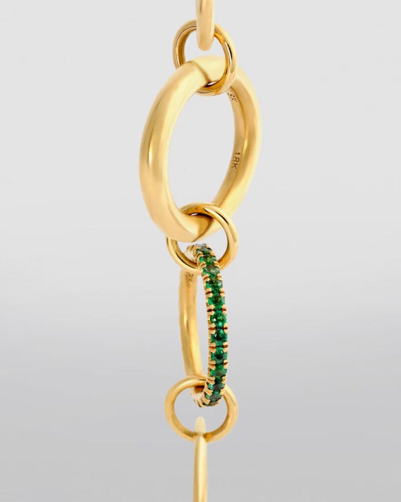 Spinelli Kilcollin Yellow Gold and Emerald Janssen Ring - xic editorial