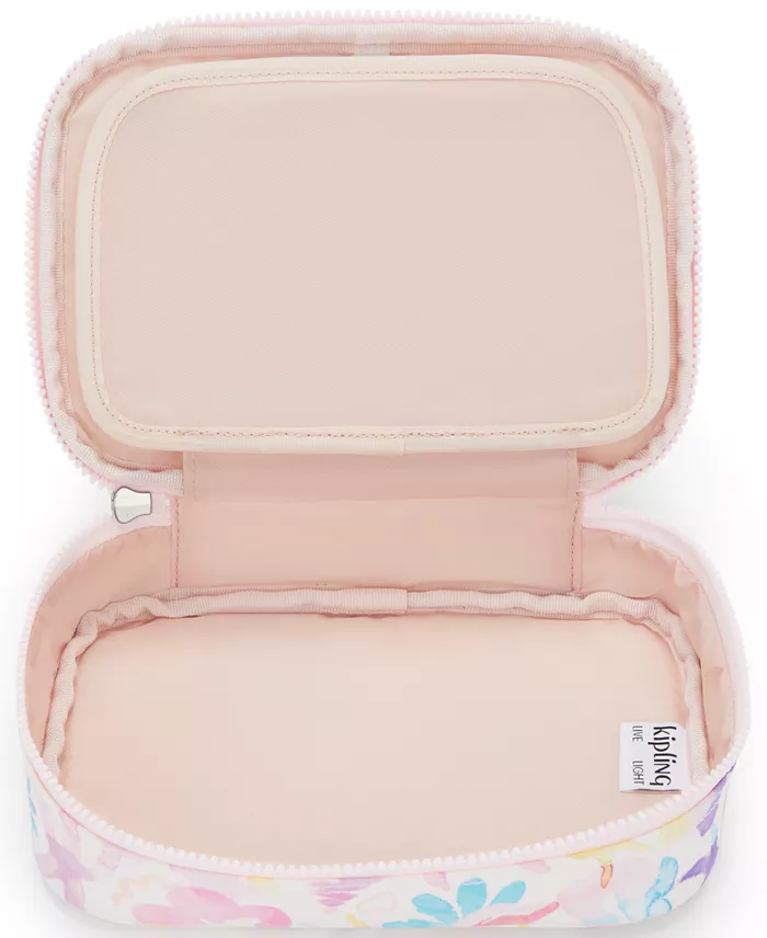 Kipling Pen Case Aqua Flowers