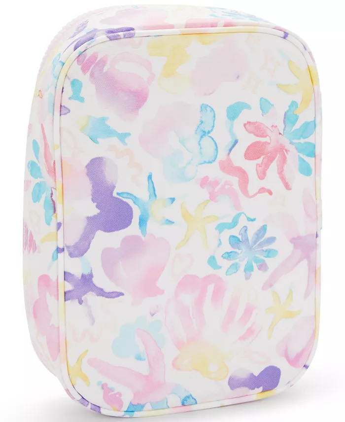 Kipling Pen Case Aqua Flowers