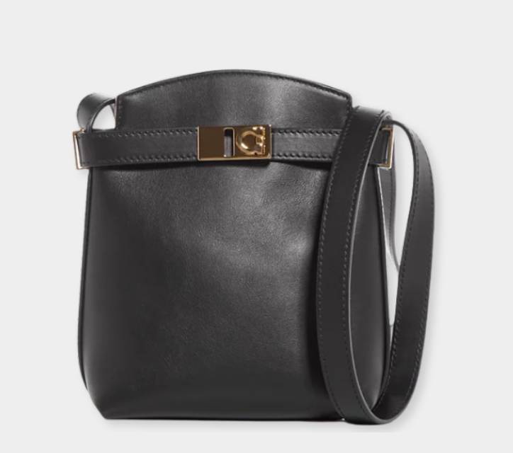 Ferragamo Hug Bicolor Leather Crossbody Bag - xiceditorial - xic editorial