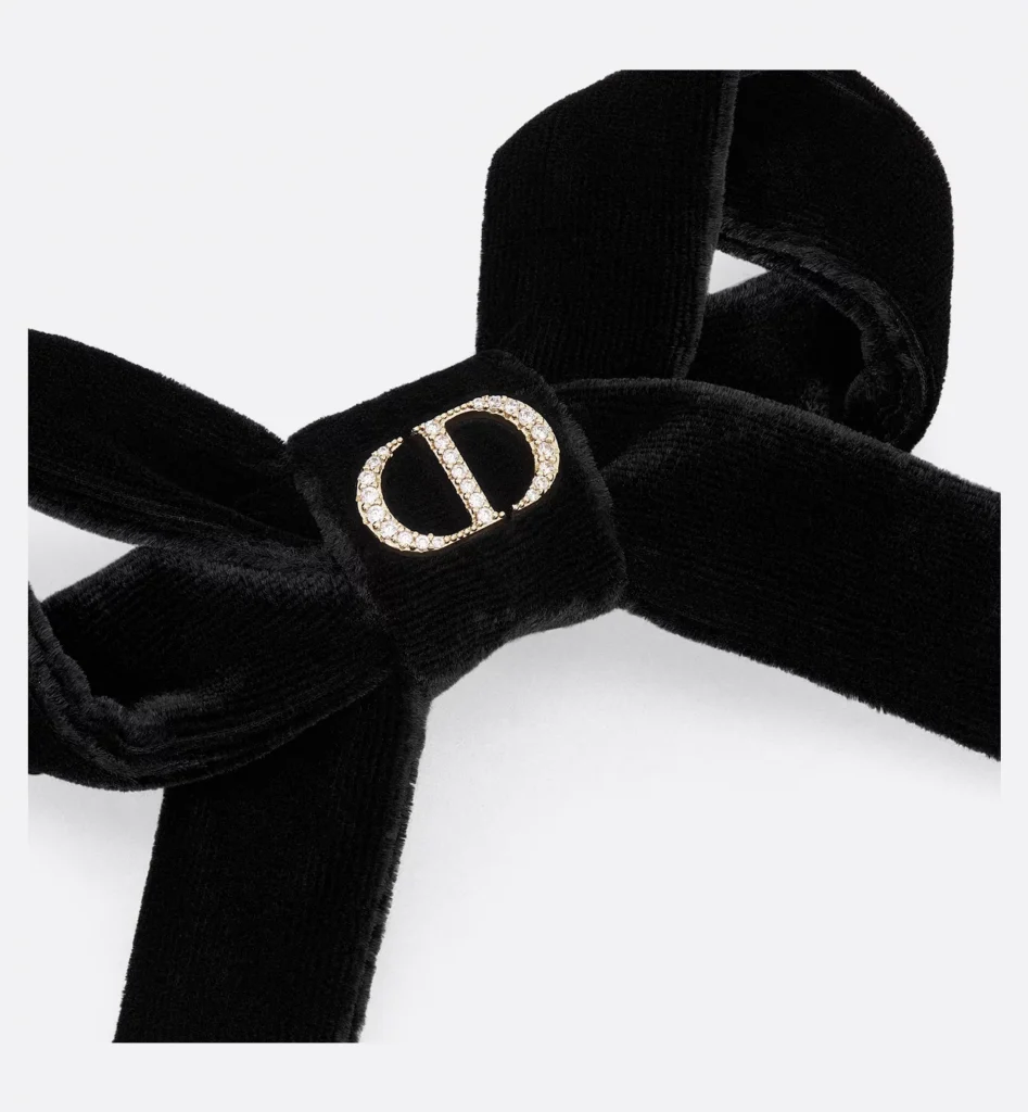Diorissimo Barrette Black Velvet - xiceditorial - xic editorial