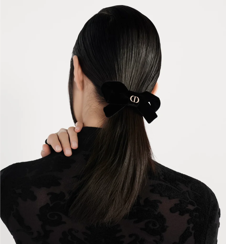 Diorissimo Barrette Black Velvet - xiceditorial - xic editorial