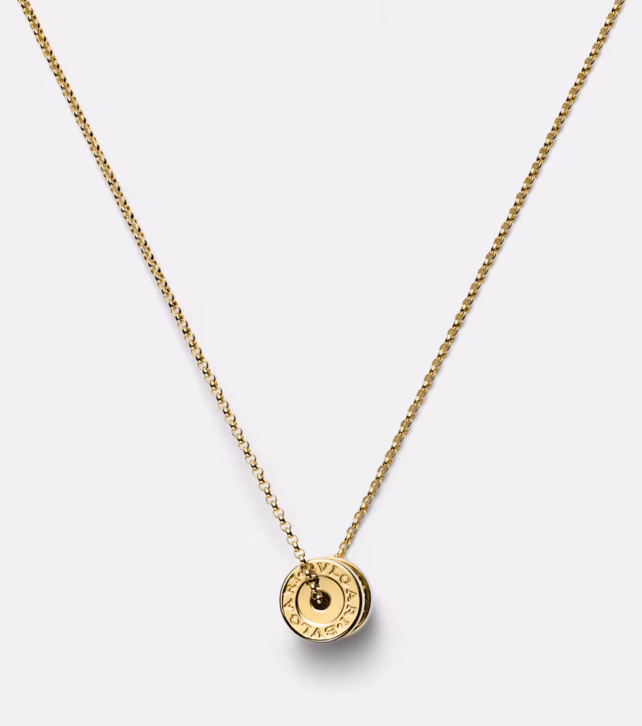 Bvlgari B.Zero1 Necklace 18kt Gold Pendant with Diamonds
