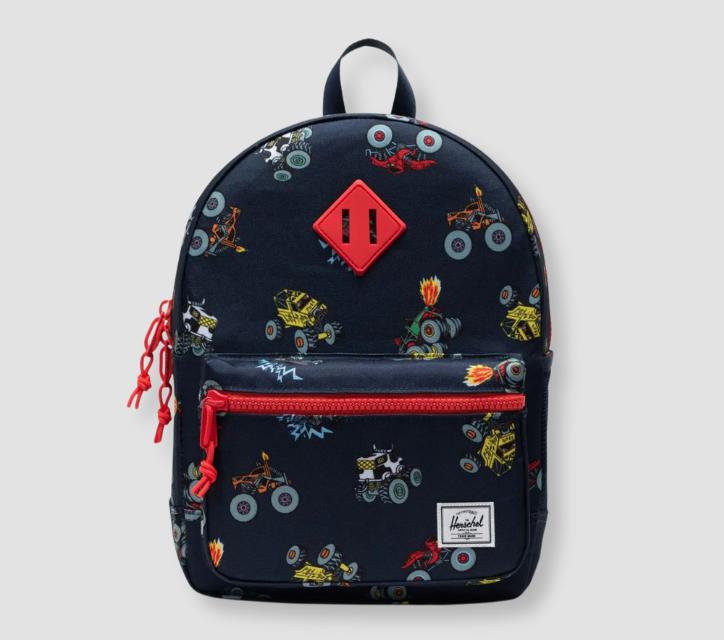 Herschel Heritage Backpack Kids Monster Trucks