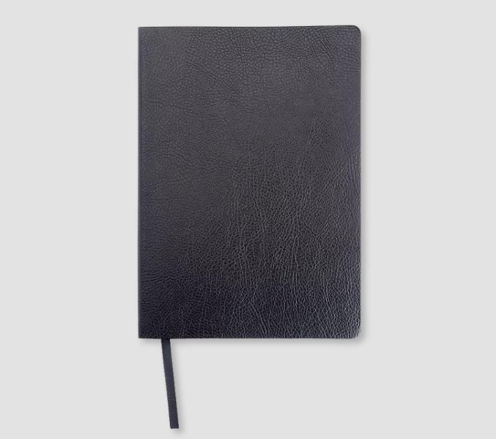 Royce Pebbled Leather Lined Journal xiceditorial