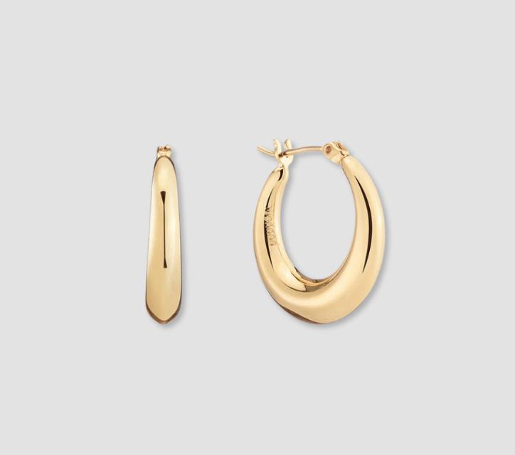 Bonheur Puffed Hoop Earrings xiceditorial