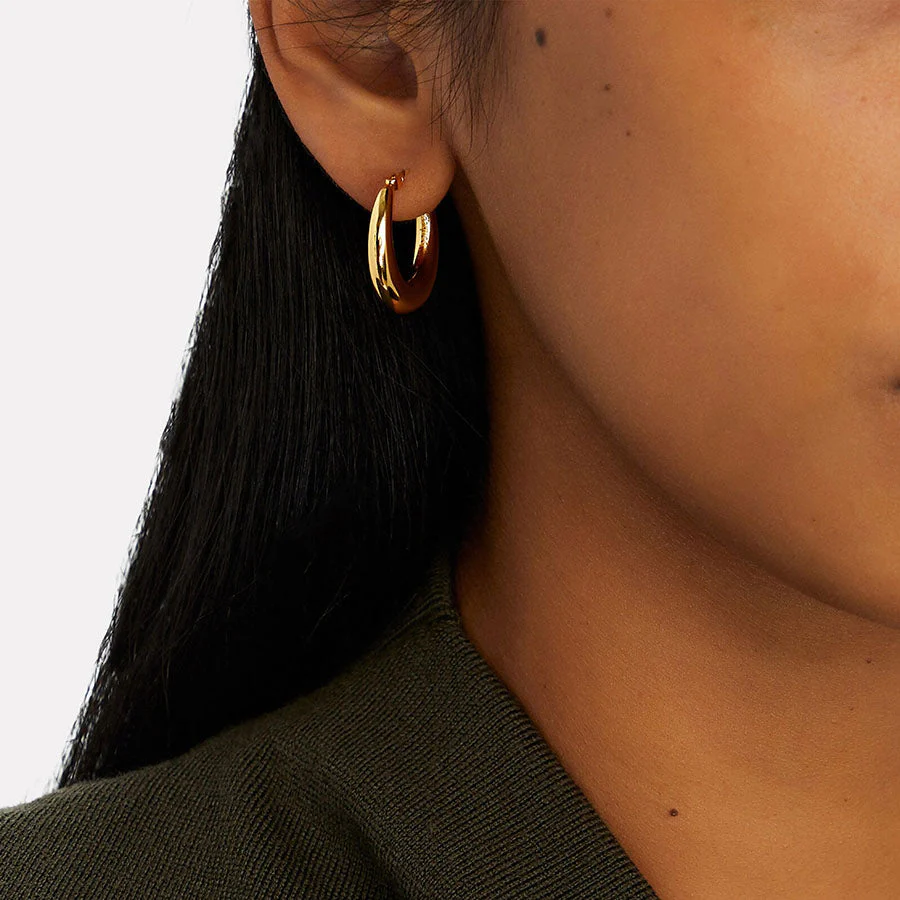 Bonheur Puffed Hoop Earrings xiceditorial
