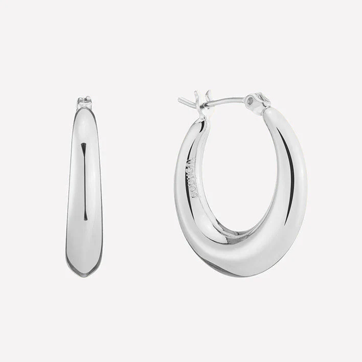 Bonheur Puffed Hoop Earrings xiceditorial