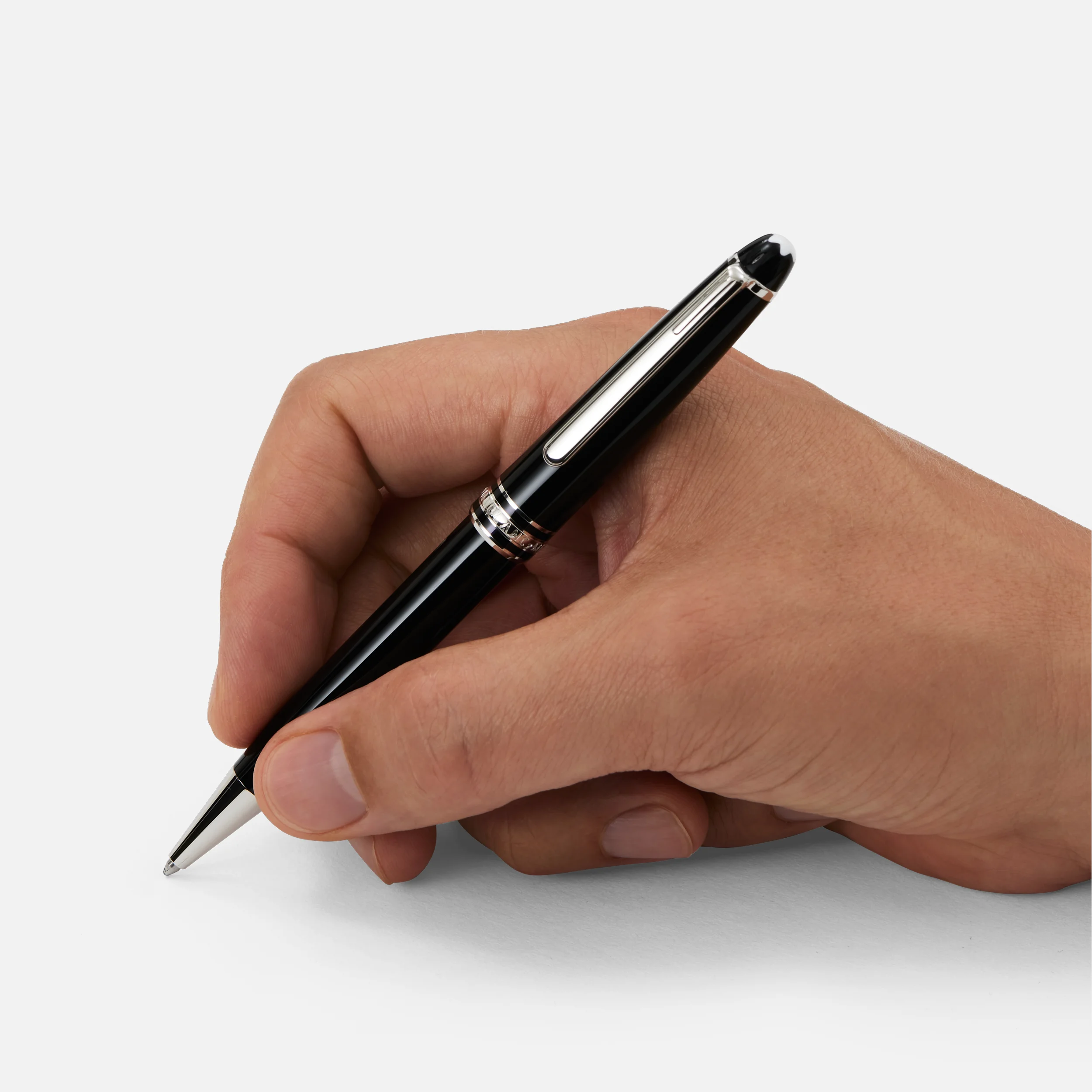 Montblanc Meisterstück Ballpoint Pen platinum coated - xic editorial