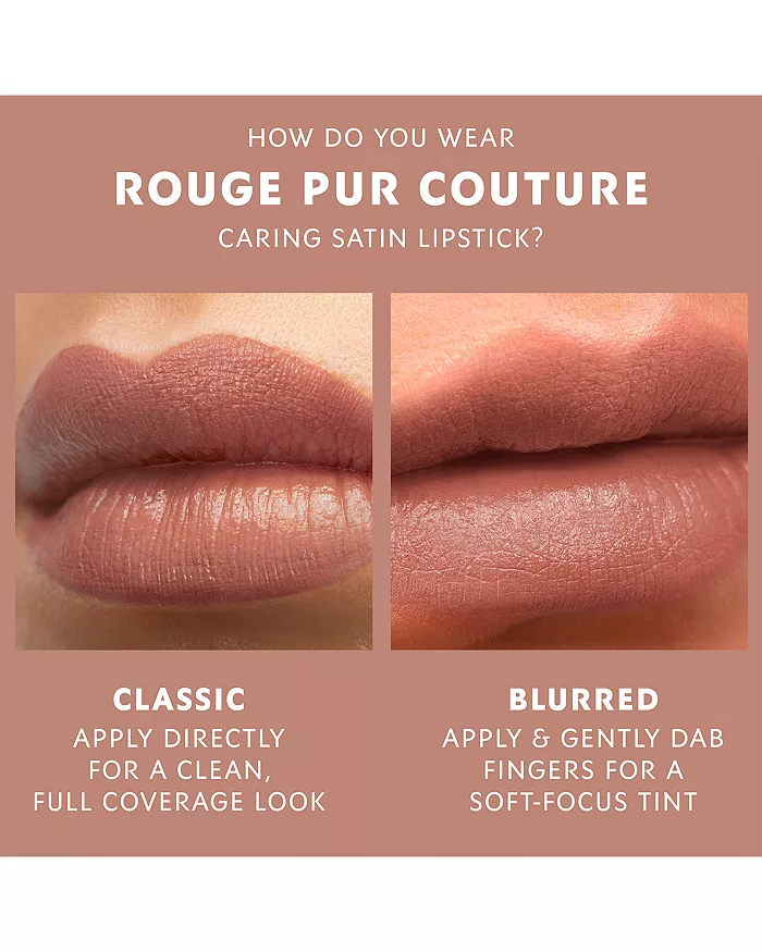 Yves Saint Laurent Rouge Pur Couture Satin Lipstick - xiceditorial - xic editorial
