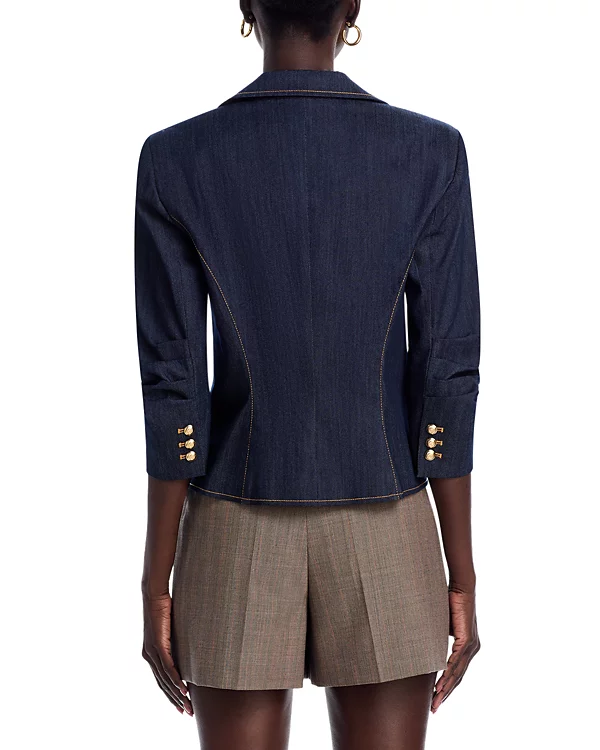 Cinq à Sept Petit Khloe Denim Blazer - xiceditorial - xic editorial