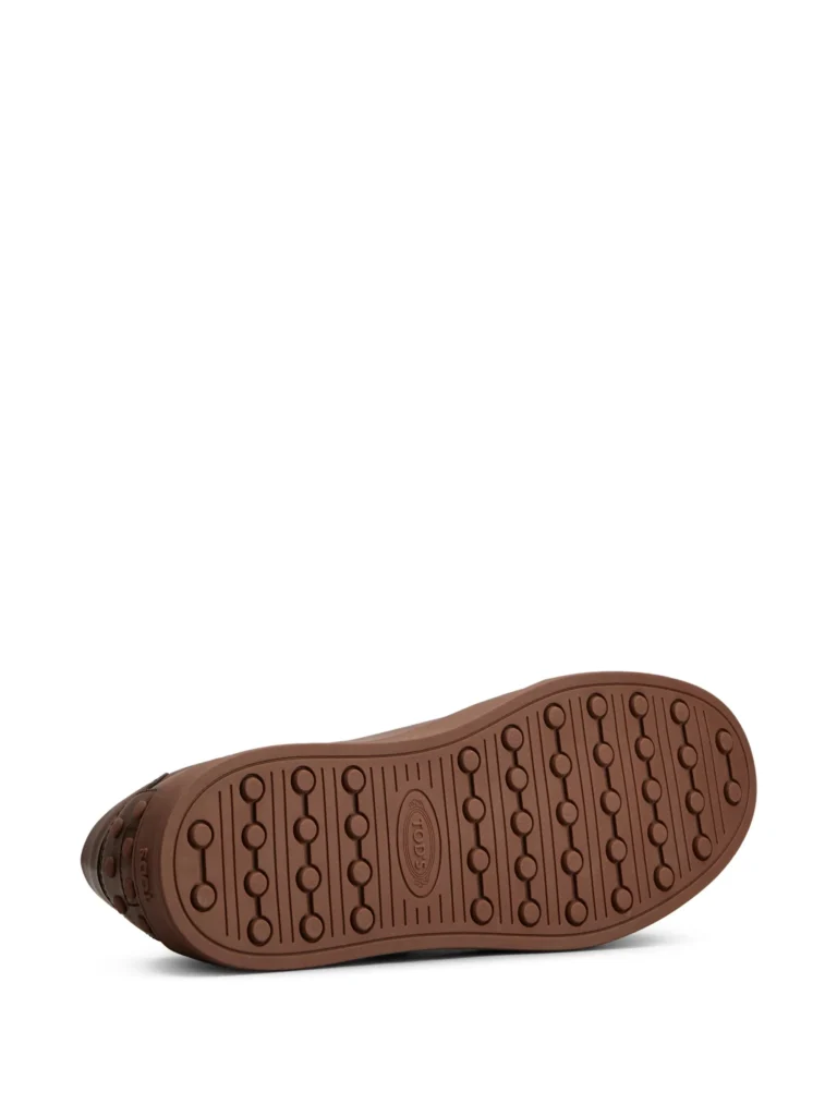 Tod’s Leather Sneakers Chocolate Brown - xiceditorial - xic editorial