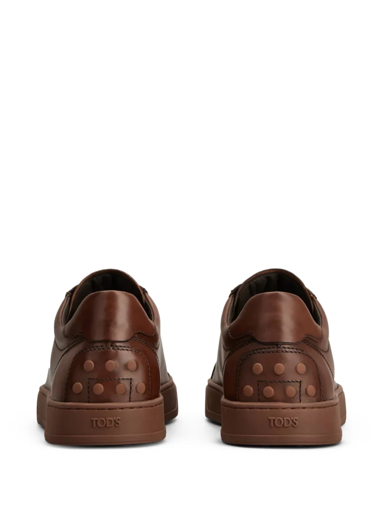 Tod’s Leather Sneakers Chocolate Brown - xiceditorial - xic editorial