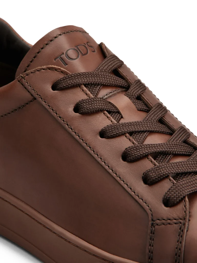 Tod’s Leather Sneakers Chocolate Brown - xiceditorial - xic editorial