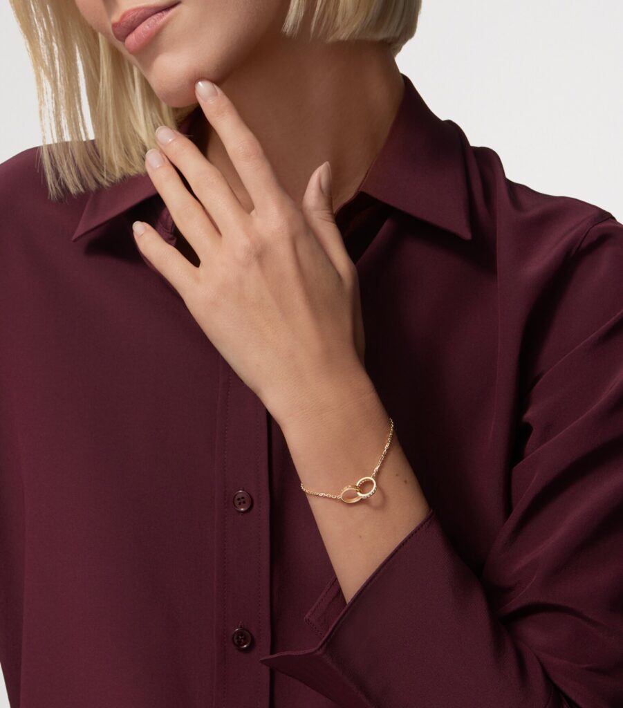 Cartier Yellow Gold and Diamond LOVE Chain Bracelet - xiceditorial - xic editorial