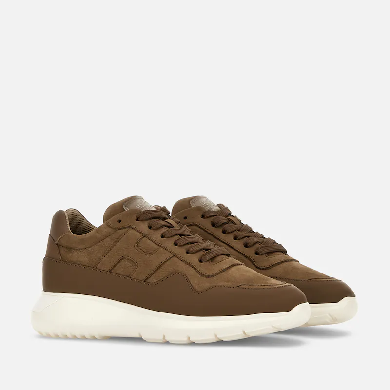 Hogan Interactive³ Sneakers Brown - xiceditorial - xic editorial