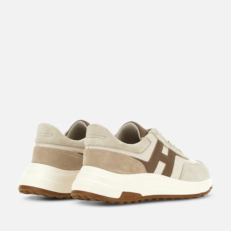 Hogan Hyperlight Sneakers Ivory/Brown - xiceditorial - xic editorial