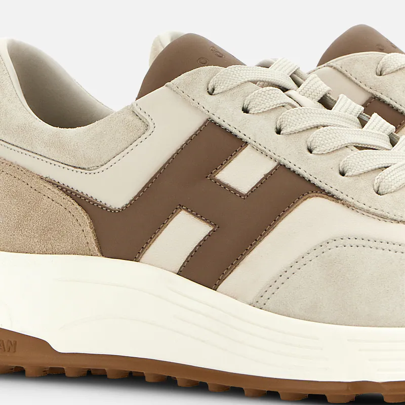 Hogan Hyperlight Sneakers Ivory/Brown - xiceditorial - xic editorial