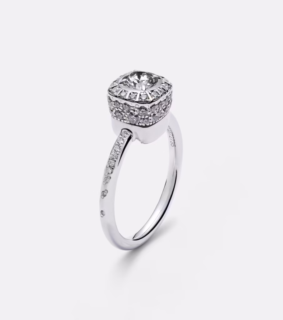 Pomellato Nudo Petit Gold Ring and Diamonds - xiceditorial - xic editorial
