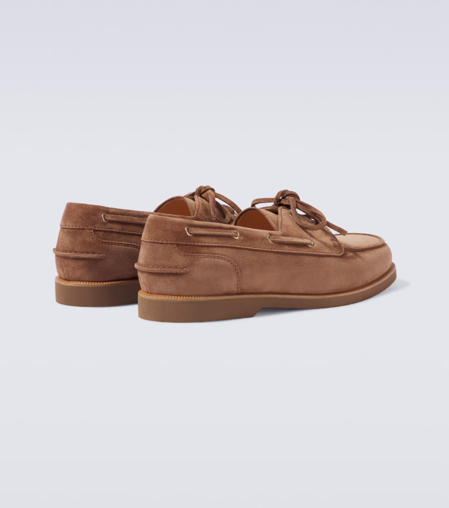 Brunello Cucinelli Suede Boat Shoes - xiceditorial - xic editorial