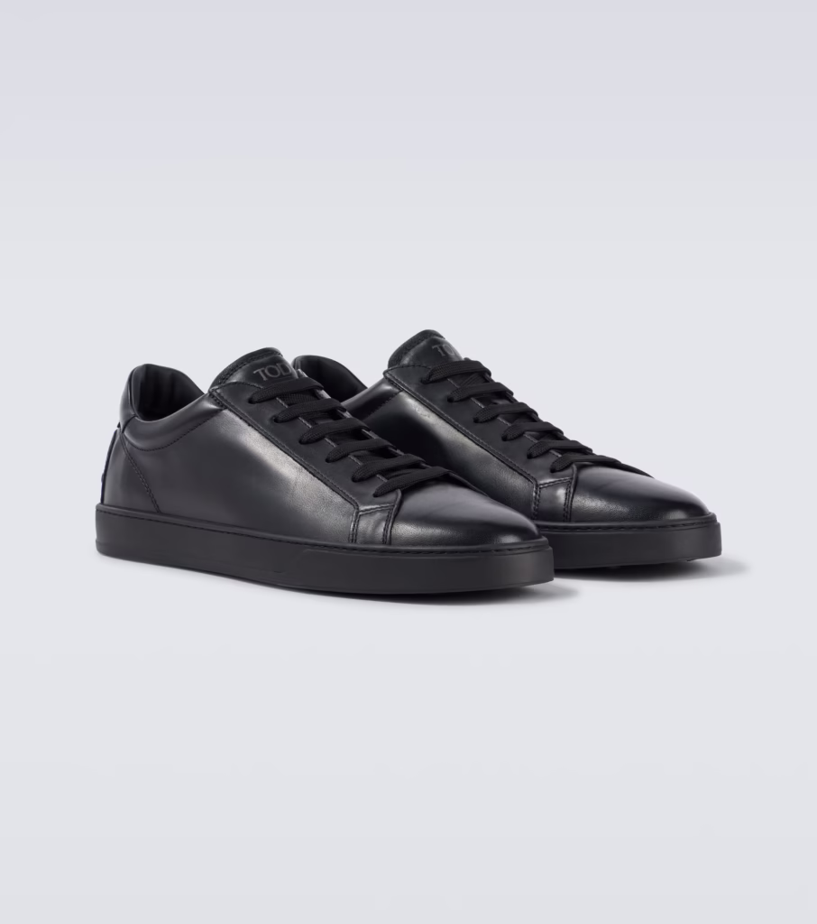 Tod’s Leather Sneakers Black - xiceditorial - xic editorial