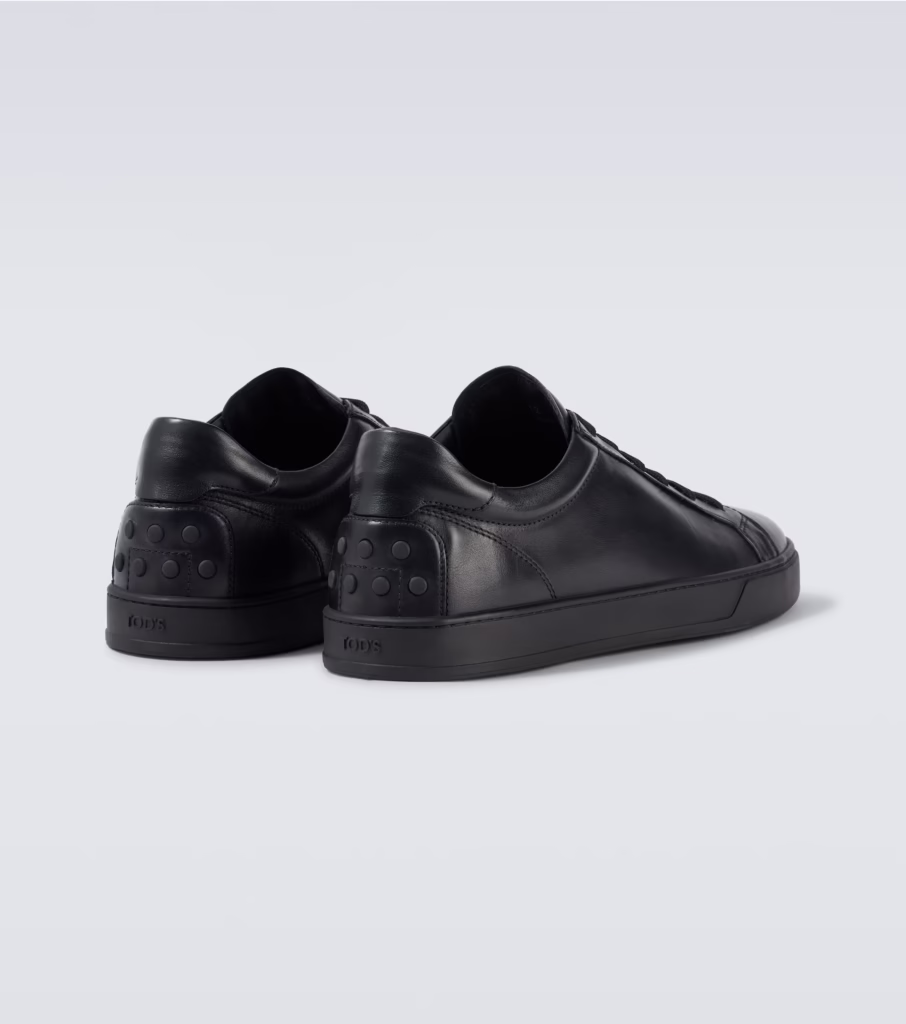 Tod’s Leather Sneakers Black - xiceditorial - xic editorial