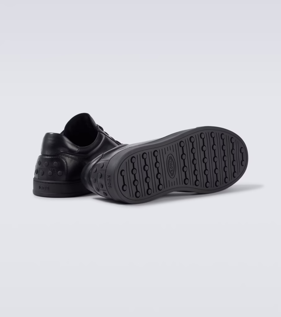 Tod’s Leather Sneakers Black - xiceditorial - xic editorial