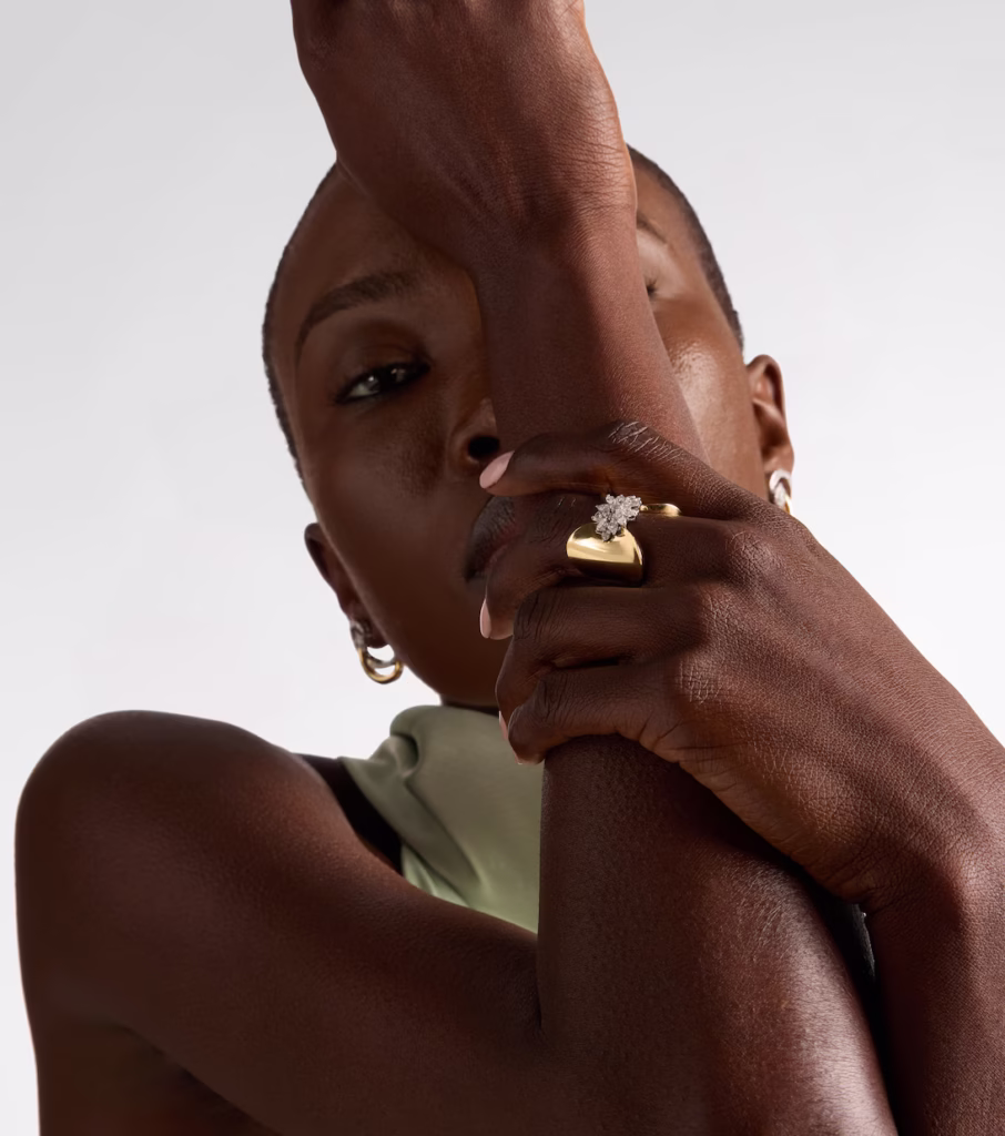 Yeprem Golden Strada 18kt Gold Ring with Diamonds - xiceditorial - xic editorial