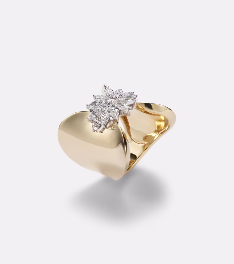 Yeprem Golden Strada 18kt Gold Ring with Diamonds - xiceditorial - xic editorial
