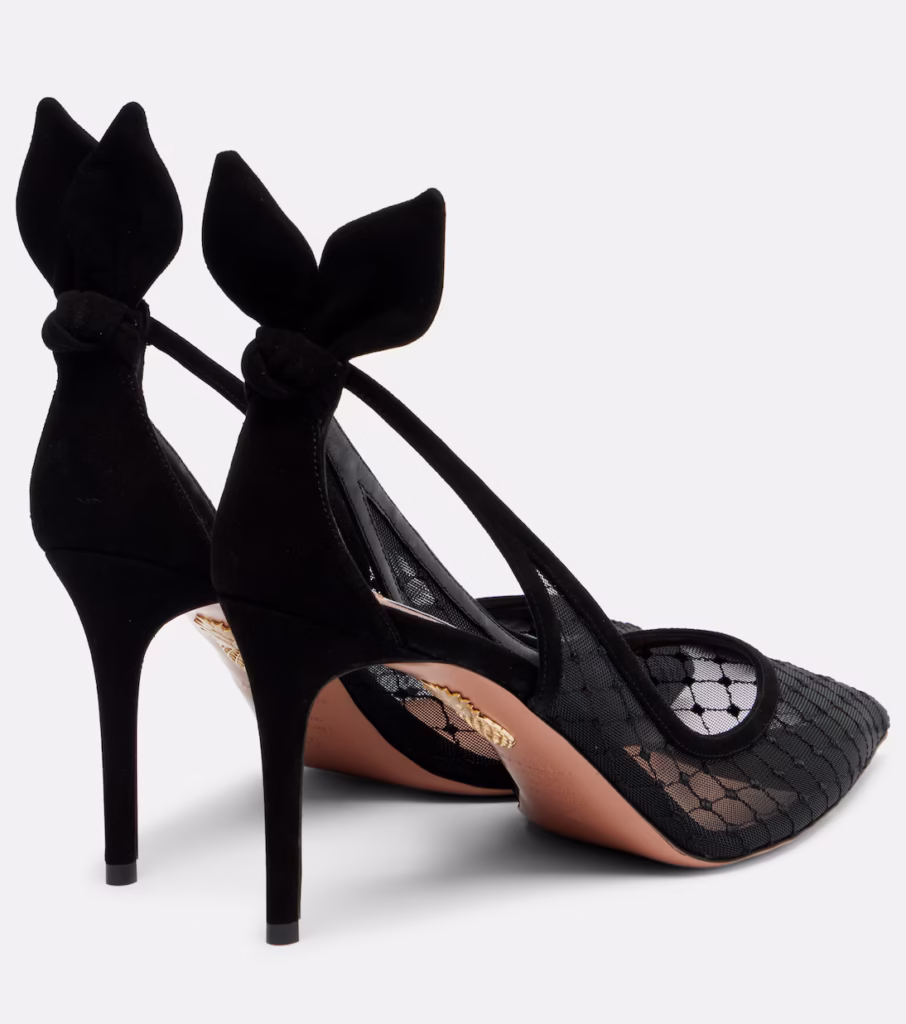 Aquazzura Bow Tie 85 Pumps black - xiceditorial - xic editorial