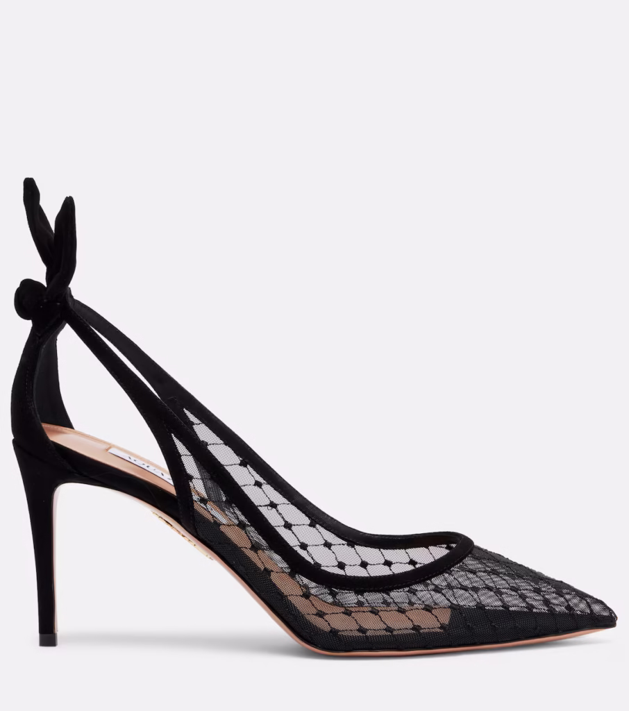 Aquazzura Bow Tie 85 Pumps black - xiceditorial - xic editorial