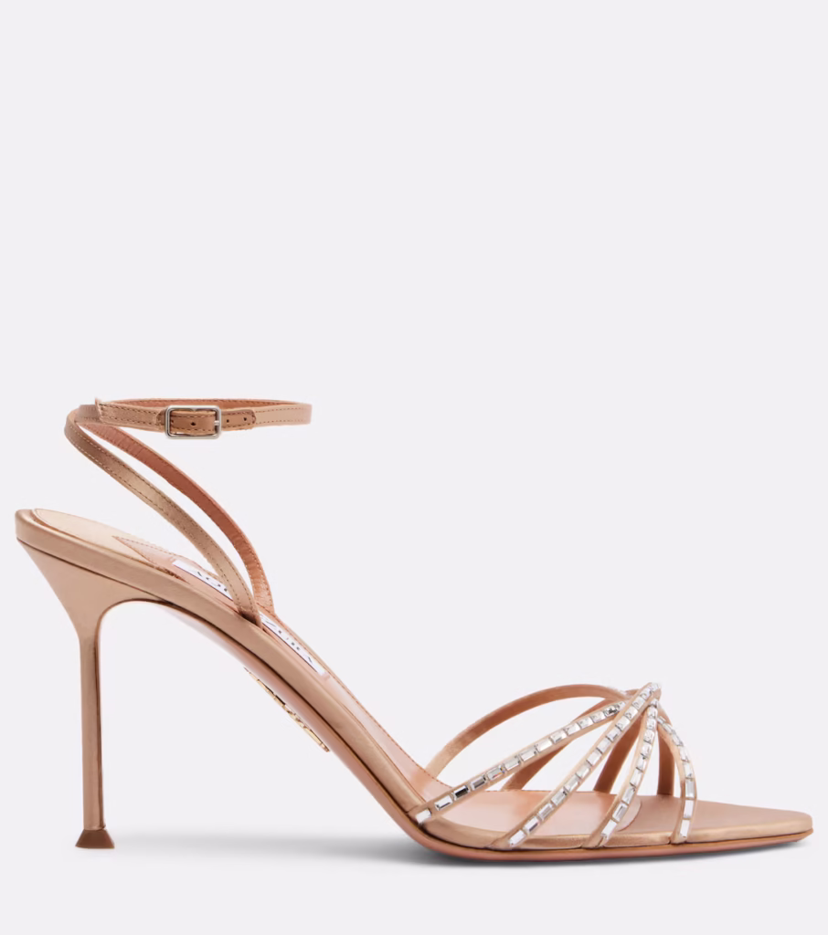 Aquazzura Tell Me Crystal Sandals - xiceditorial - xic editorial