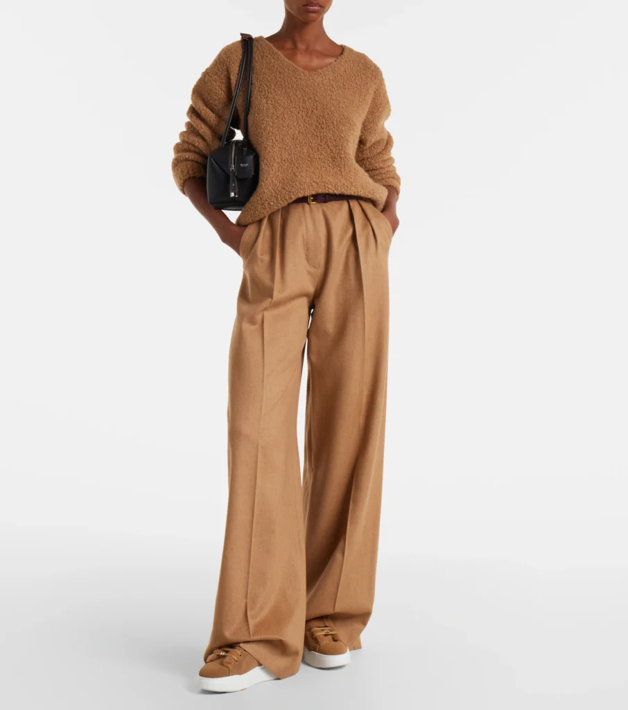 Max Mara TMaxi Suede Platform Sneakers Brown - xiceditorial - xic editorial
