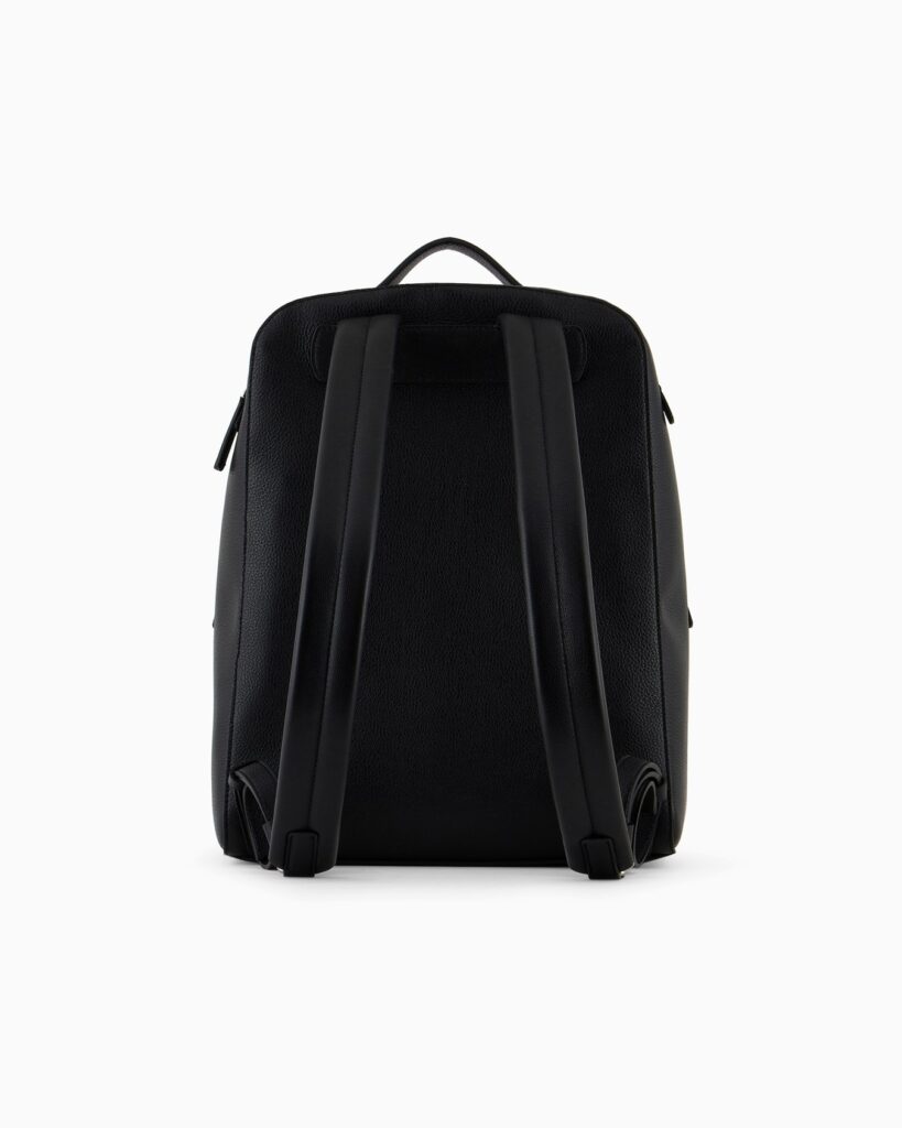 Giorgio Armani Round Leather Backpack - xiceditorial - xic editorial